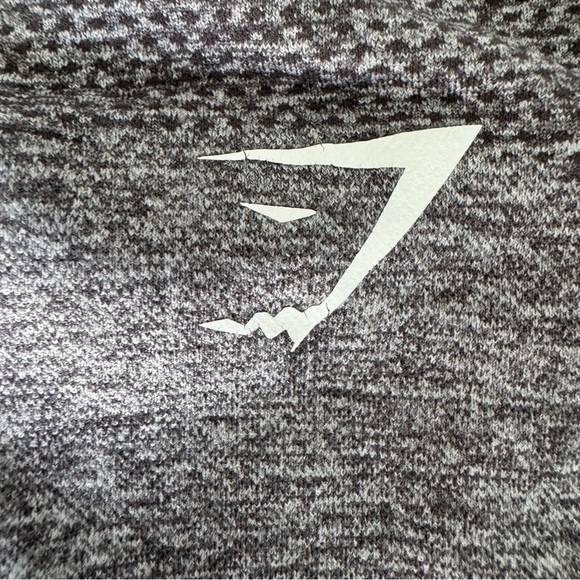 Gymshark Vital Seamless Long Sleeve Crop Ombre Gray Top Small🔥 Gymshark Fave 🔥 - Picture 5 of 7